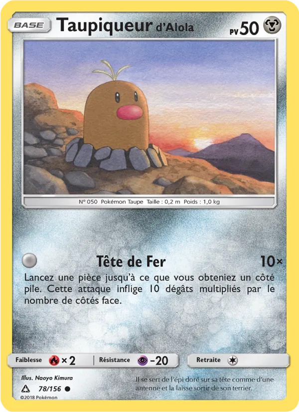 Taupiqueur d’Alola Ultra-Prisme 78/156