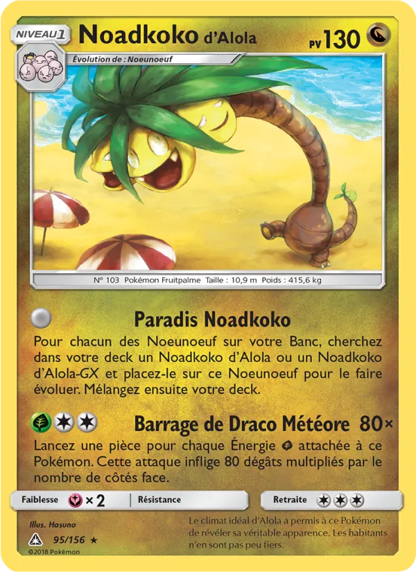 Noadkoko d’Alola Ultra-Prisme 95/156
