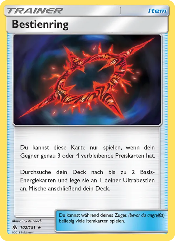 Bestienring Grauen Der Lichtfinsternis 102/131