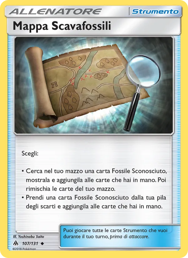 Mappa Scavafossili Apocalisse Di Luce 107/131