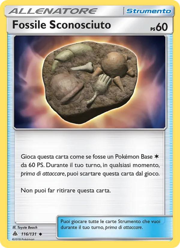 Fossile Sconosciuto Apocalisse Di Luce 116/131