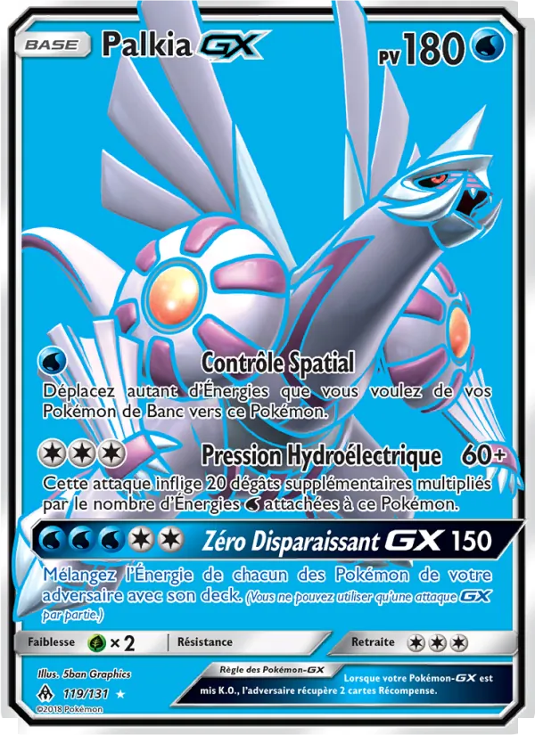 Palkia GX Lumière Interdite 119/131