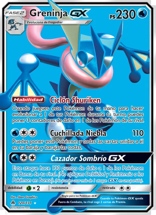 Greninja GX Luz Prohibida 120/131