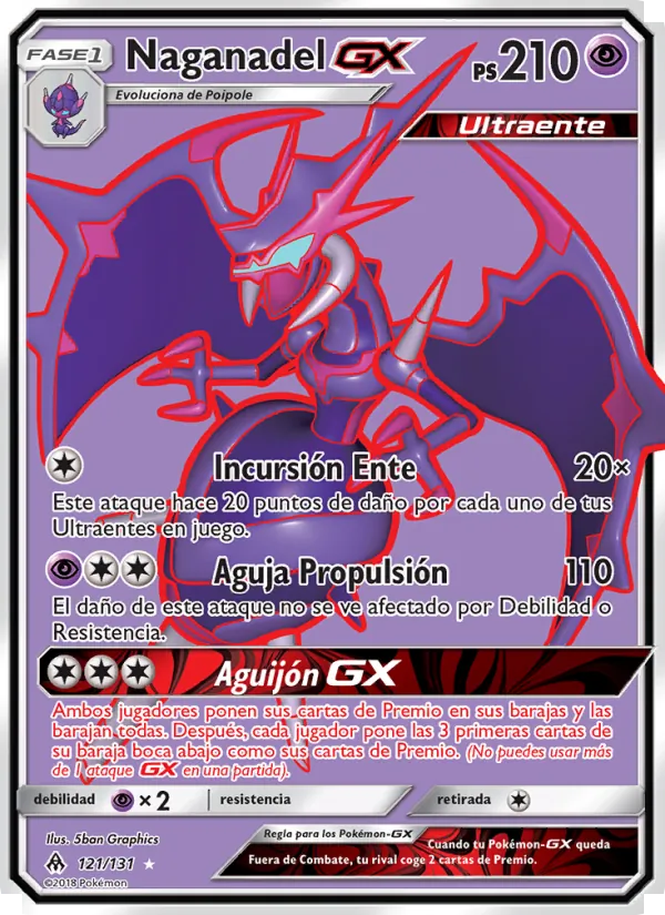 Naganadel GX Luz Prohibida 121/131