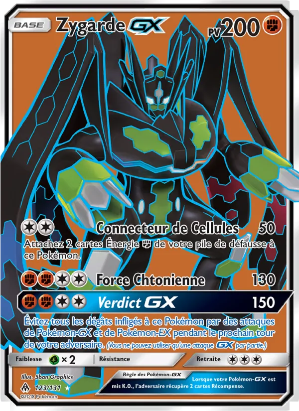 Zygarde GX Lumière Interdite 123/131