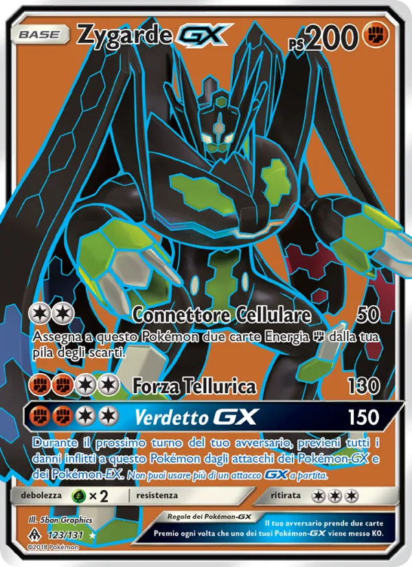 Zygarde GX Apocalisse Di Luce 123/131