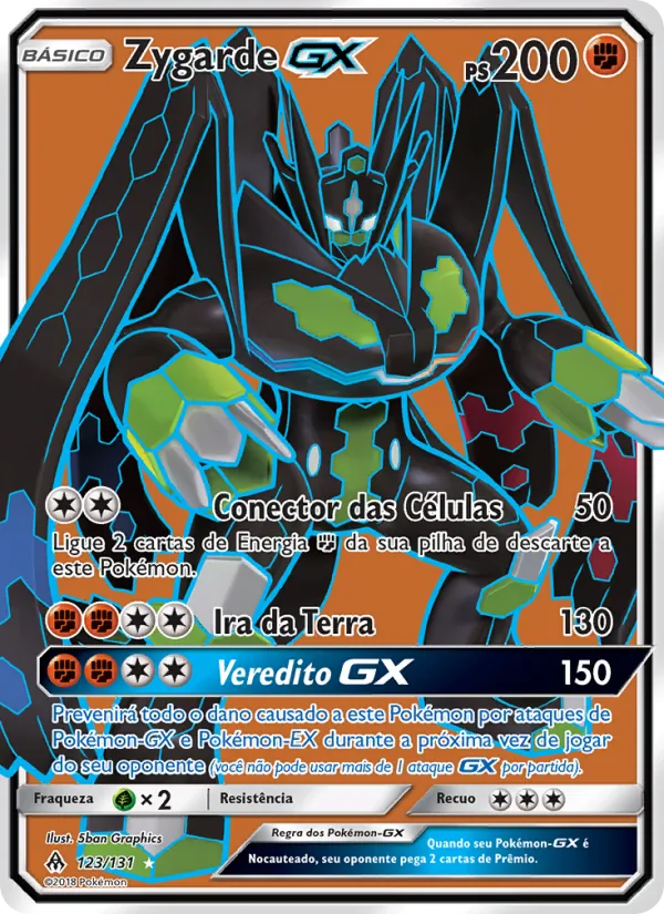 Zygarde GX Luz Proibida 123/131