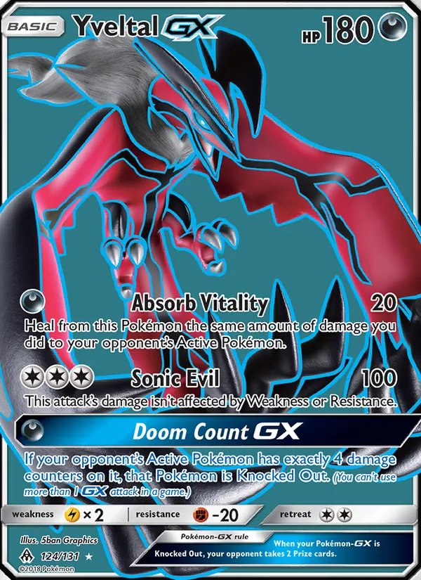 Yveltal GX Forbidden Light 124/131
