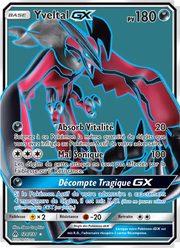 Yveltal GX Lumière Interdite 124/131