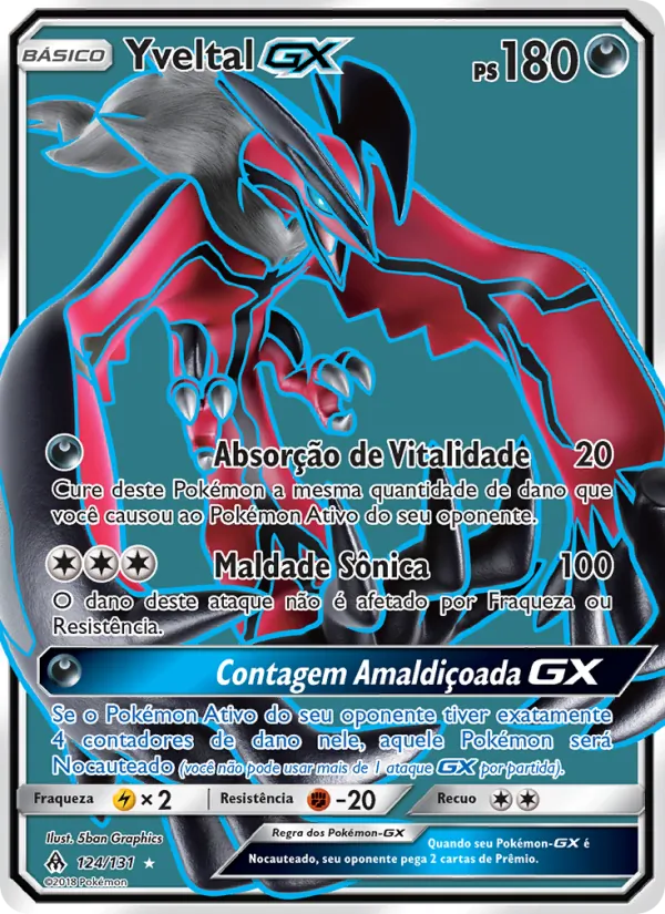 Yveltal GX Luz Proibida 124/131