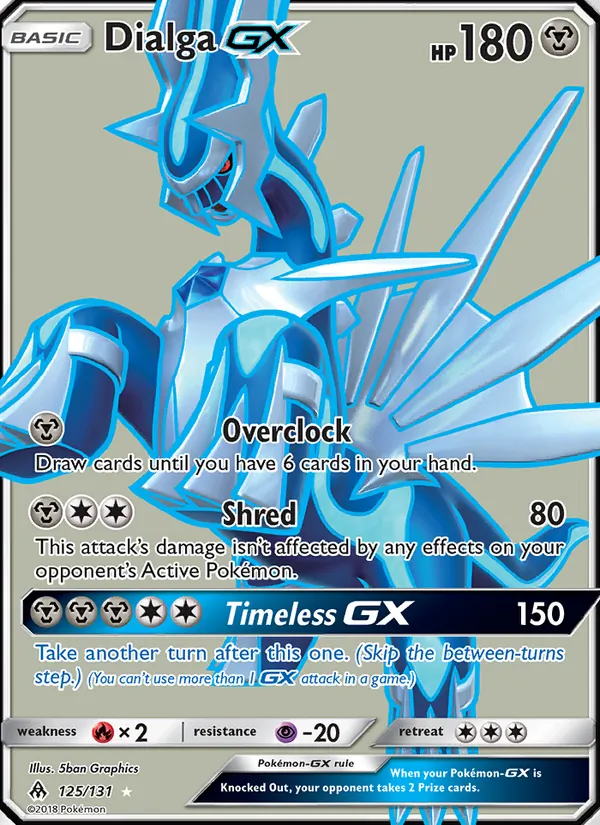 Dialga GX Forbidden Light 125/131