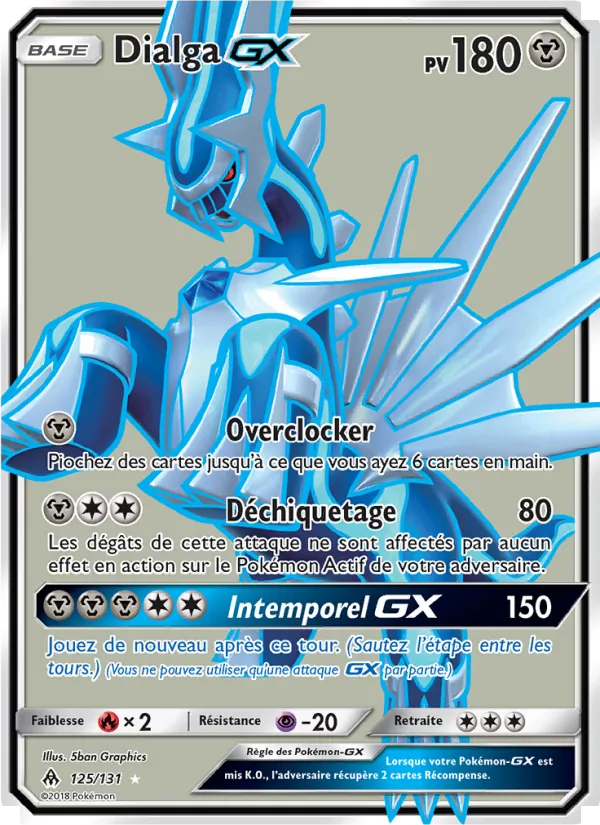 Dialga GX Lumière Interdite 125/131