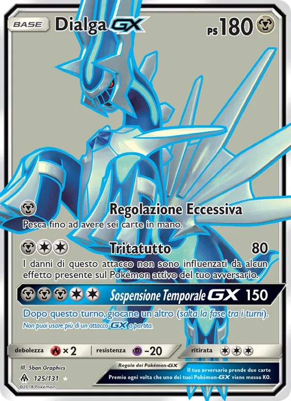 Dialga GX Apocalisse Di Luce 125/131