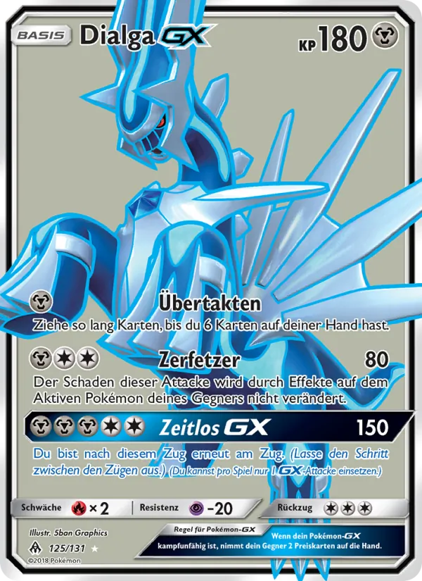 Dialga GX Grauen Der Lichtfinsternis 125/131