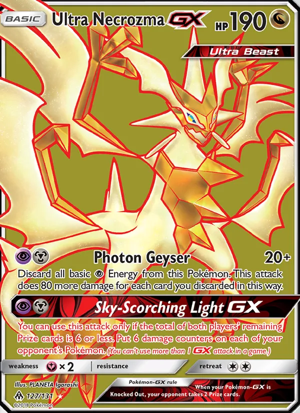 Ultra Necrozma GX Forbidden Light 127/131