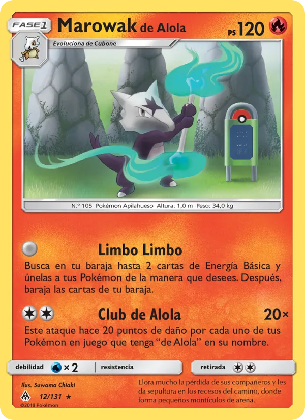 Marowak de Alola Luz Prohibida 12/131