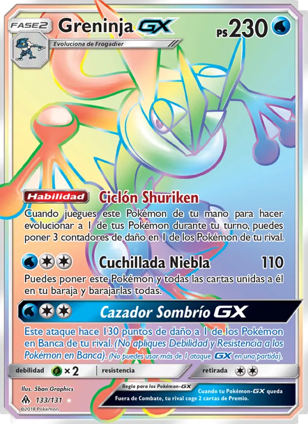 Greninja GX Luz Prohibida 133/131