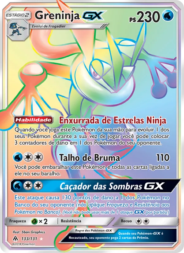 Greninja GX Luz Proibida 133/131