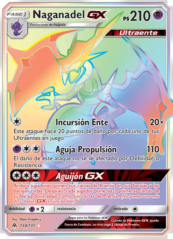 Naganadel GX Luz Prohibida 134/131