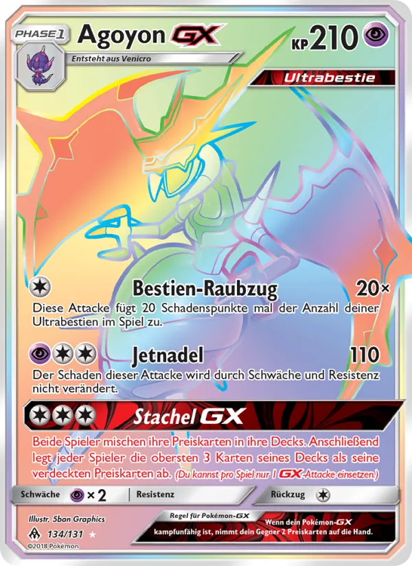 Agoyon GX Grauen Der Lichtfinsternis 134/131