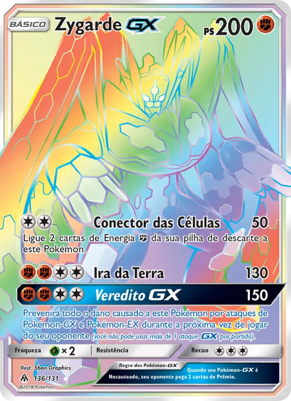 Zygarde GX Luz Proibida 136/131