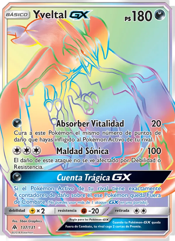 Yveltal GX Luz Prohibida 137/131