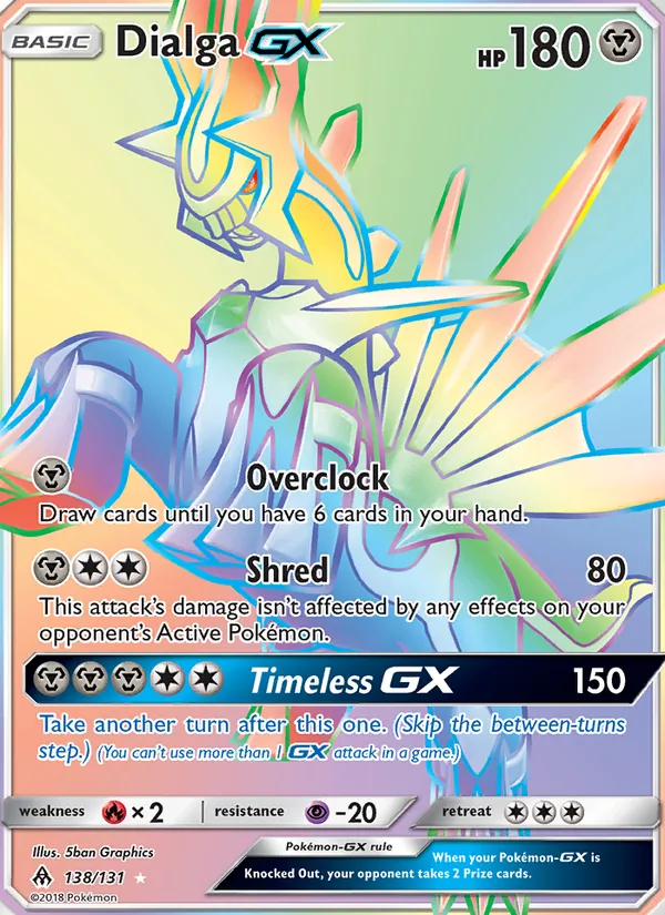 Dialga GX Forbidden Light 138/131