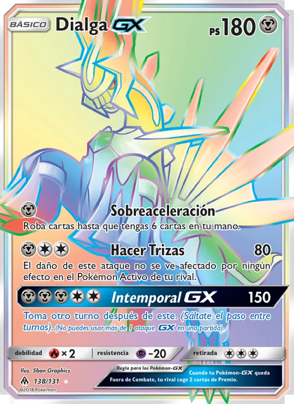 Dialga GX Luz Prohibida 138/131