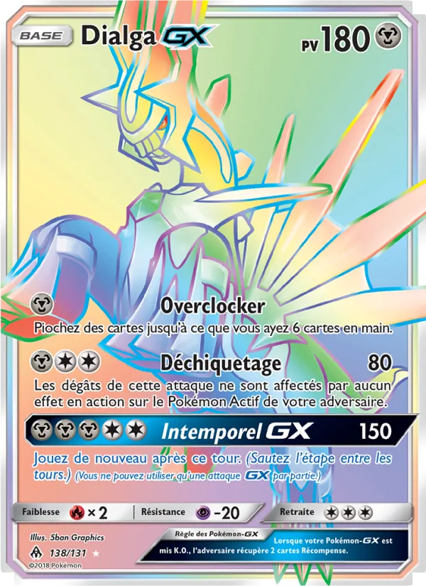 Dialga GX Lumière Interdite 138/131