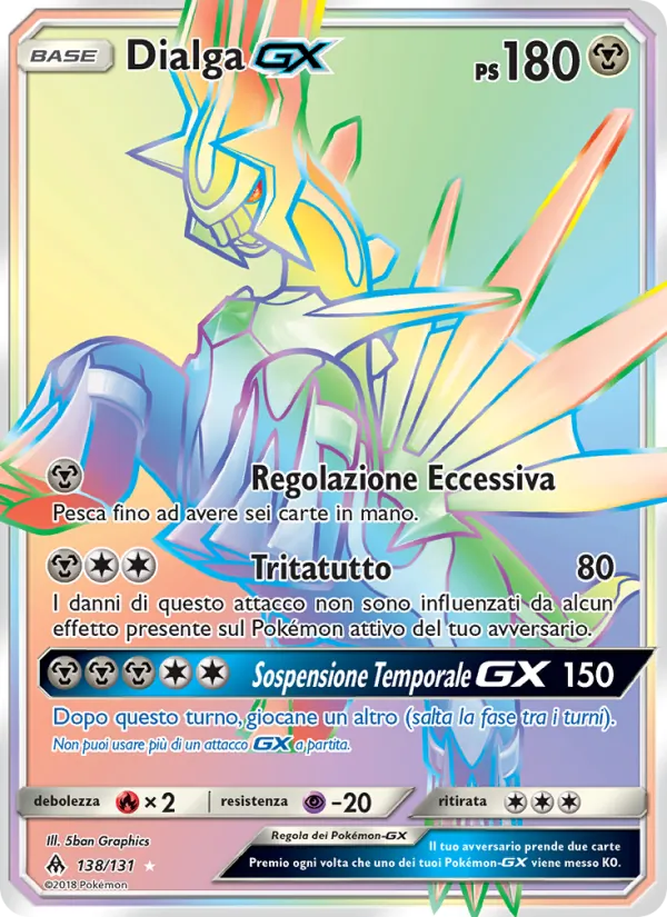 Dialga GX Apocalisse Di Luce 138/131