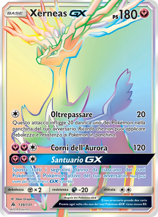 Xerneas GX Apocalisse Di Luce 139/131