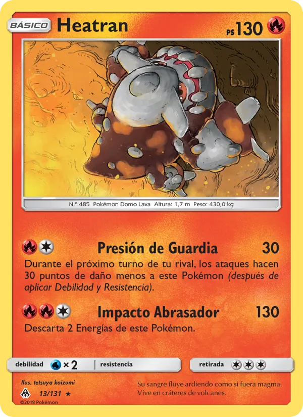 Heatran Luz Prohibida 13/131