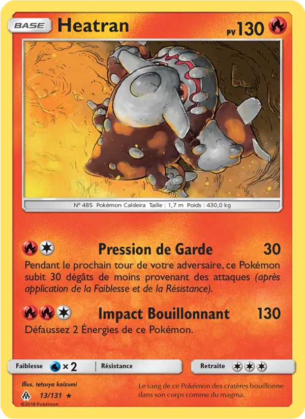 Heatran Lumière Interdite 13/131