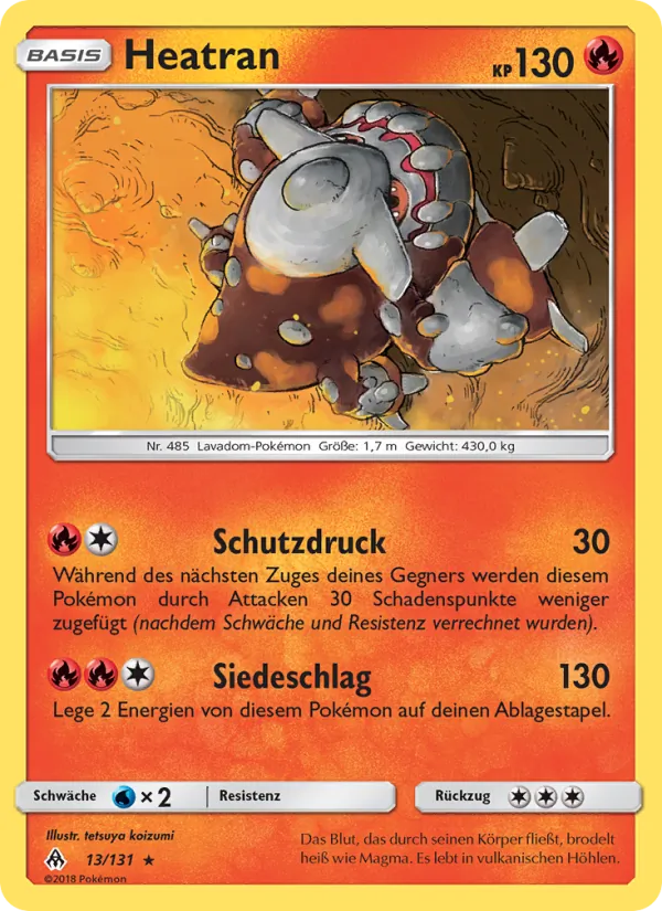 Heatran Grauen Der Lichtfinsternis 13/131