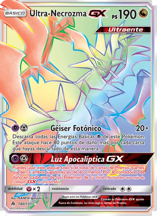 Ultra-Necrozma GX Luz Prohibida 140/131