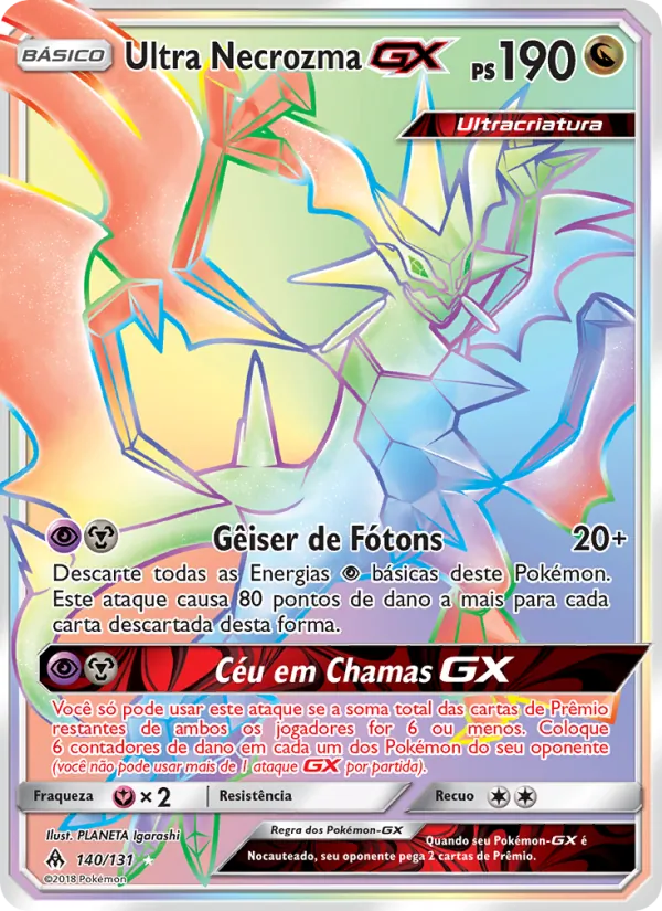 Ultra Necrozma GX Luz Proibida 140/131
