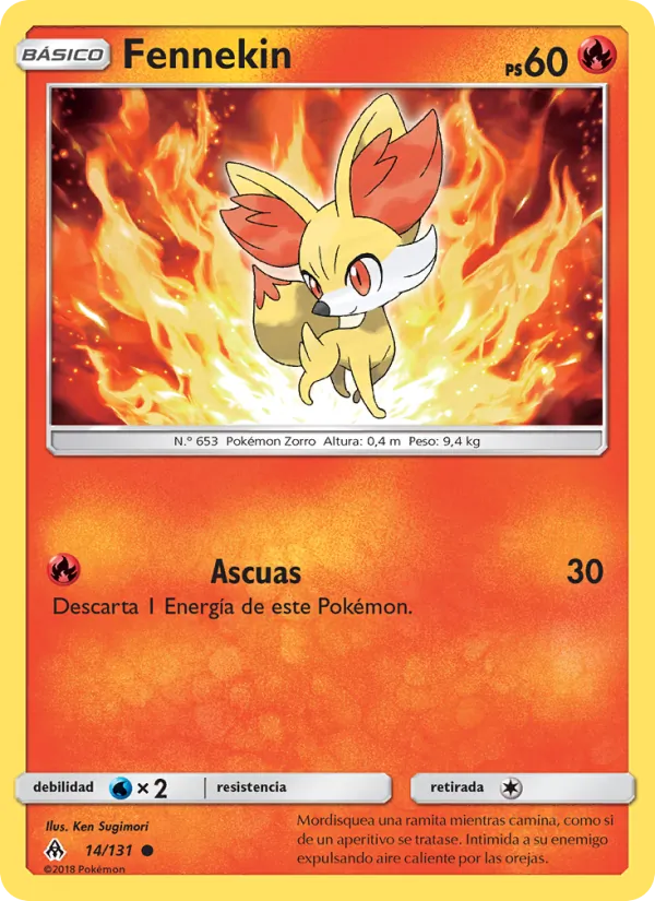 Fennekin Luz Prohibida 14/131