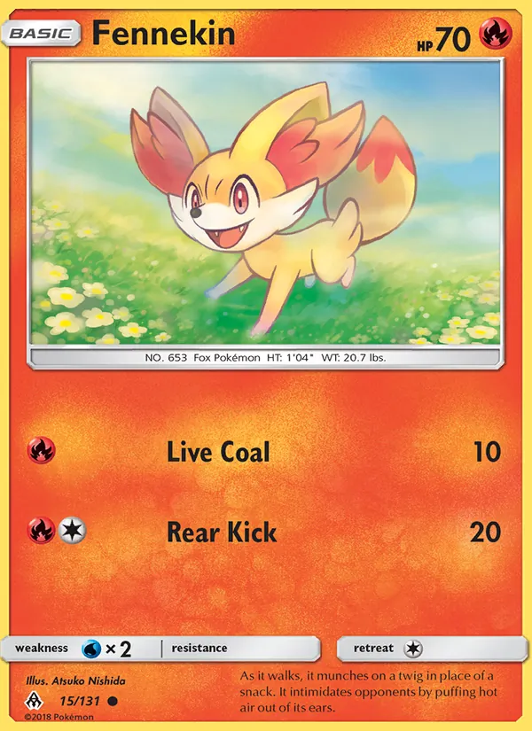 Fennekin Forbidden Light 15/131