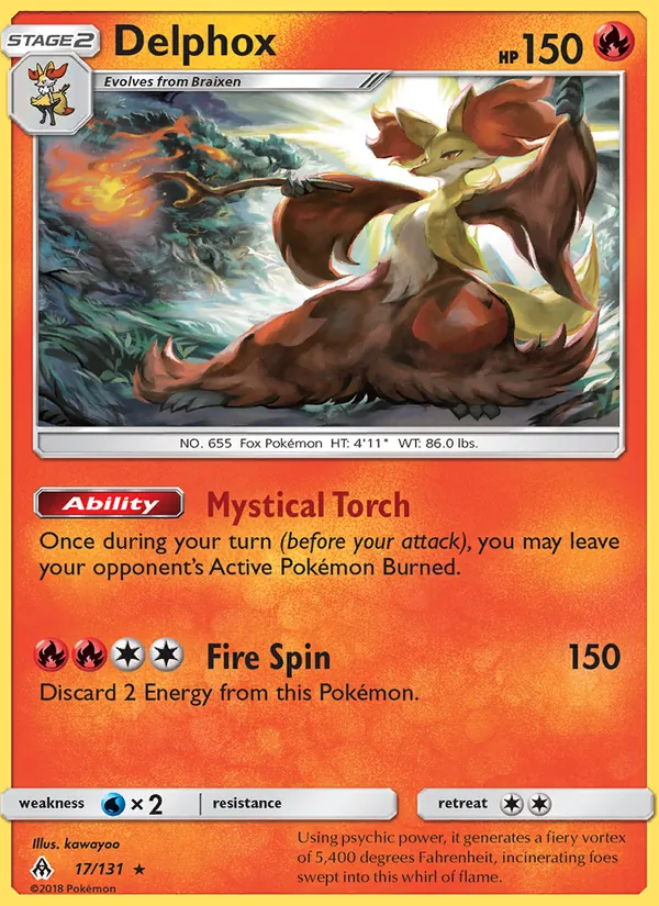 Delphox Forbidden Light 17/131