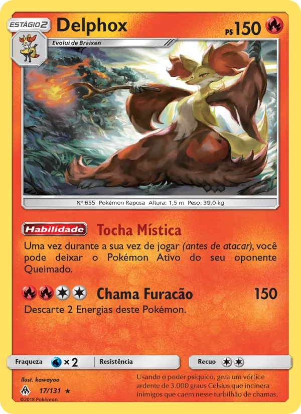 Delphox Luz Proibida 17/131