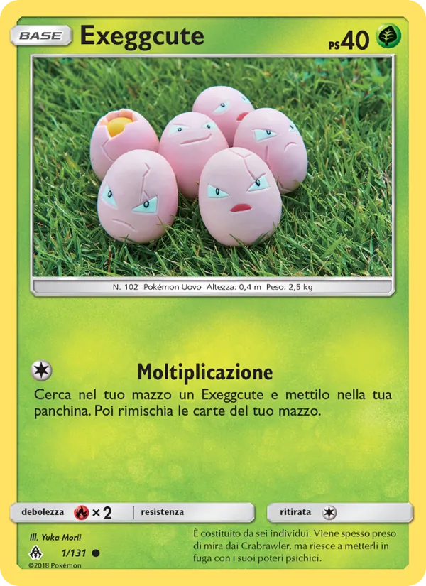 Exeggcute Apocalisse Di Luce 1/131