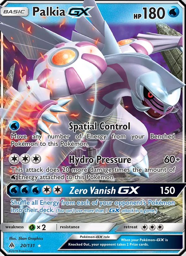 Palkia GX Forbidden Light 20/131
