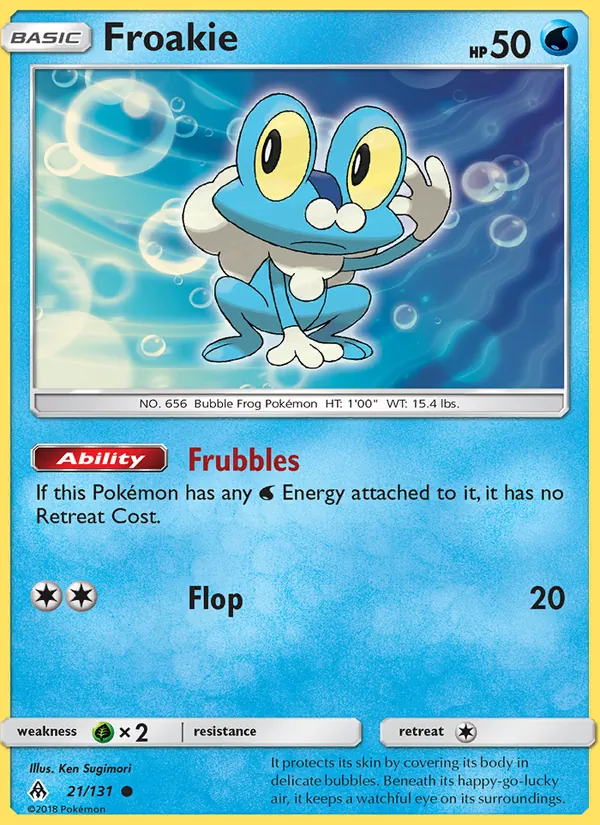 Froakie Forbidden Light 21/131