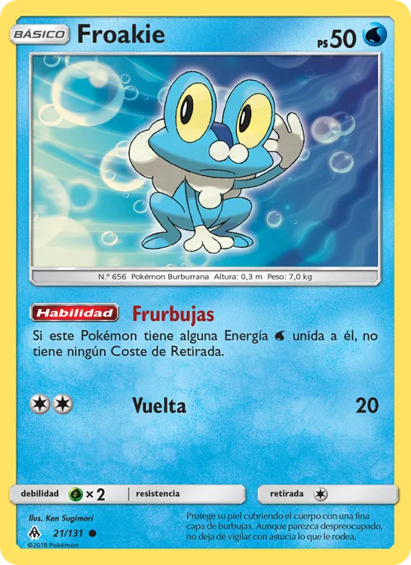 Froakie Luz Prohibida 21/131