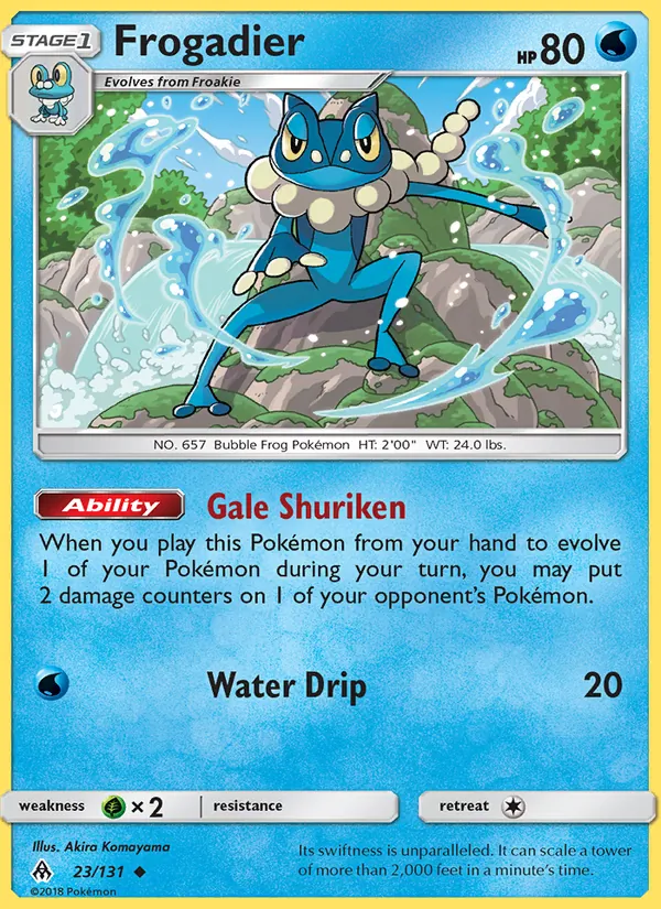Frogadier Forbidden Light 23/131
