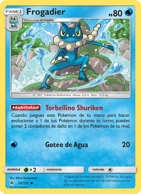 Frogadier Luz Prohibida 23/131