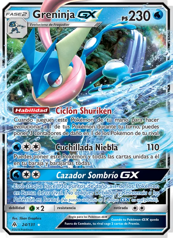 Greninja GX Luz Prohibida 24/131