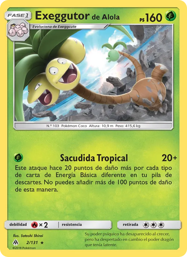 Exeggutor de Alola Luz Prohibida 2/131