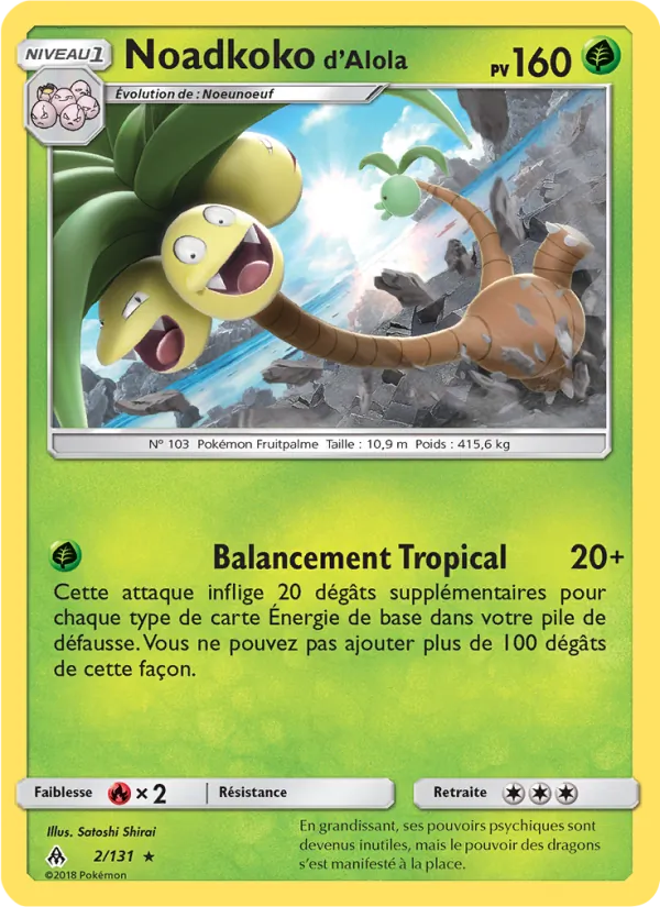 Noadkoko d’Alola Lumière Interdite 2/131