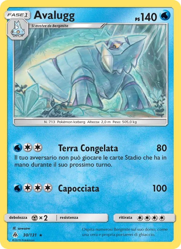 Avalugg Apocalisse Di Luce 30/131